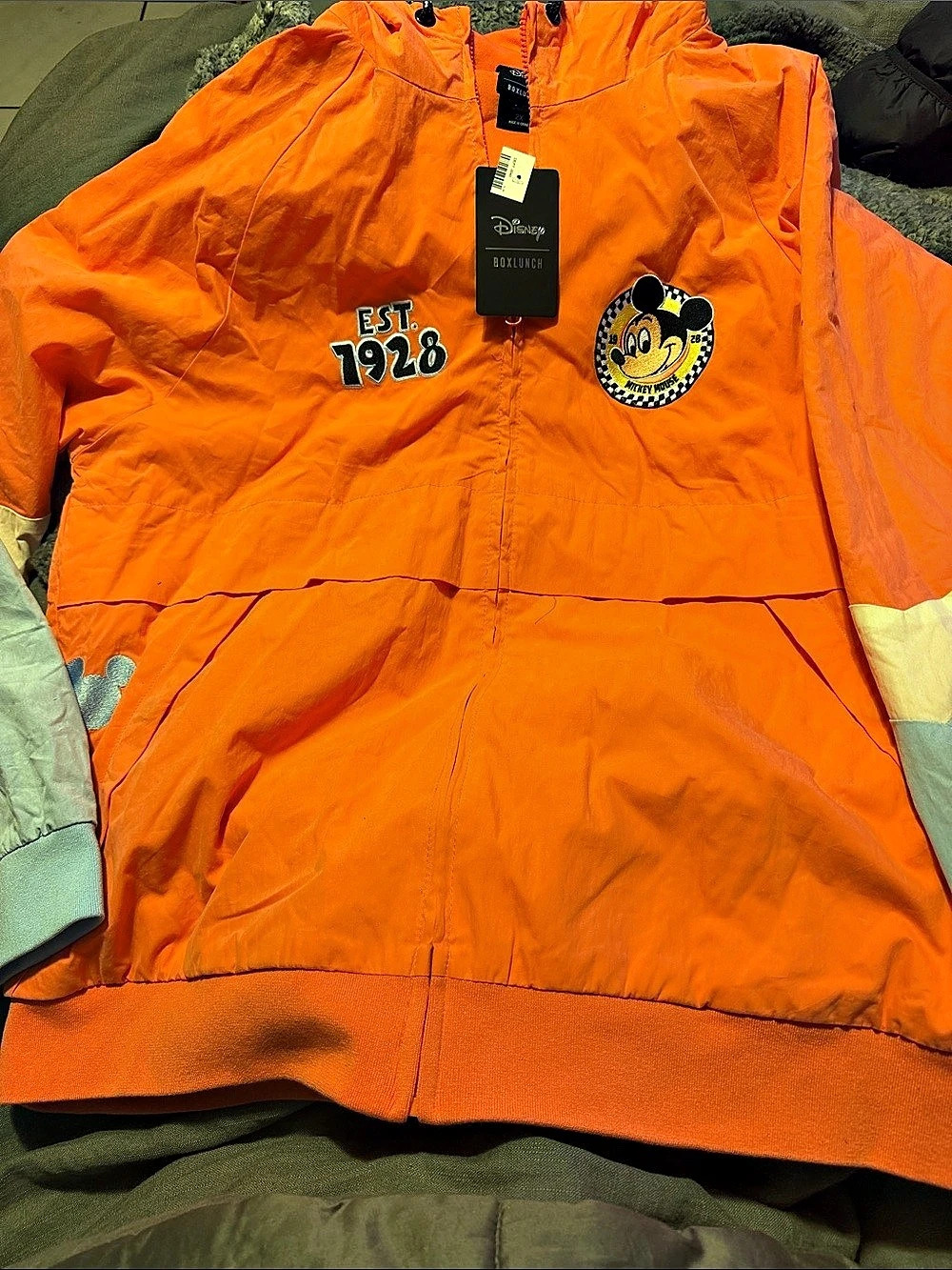 Disney Mickey Mouse Color Block Jacket NWT